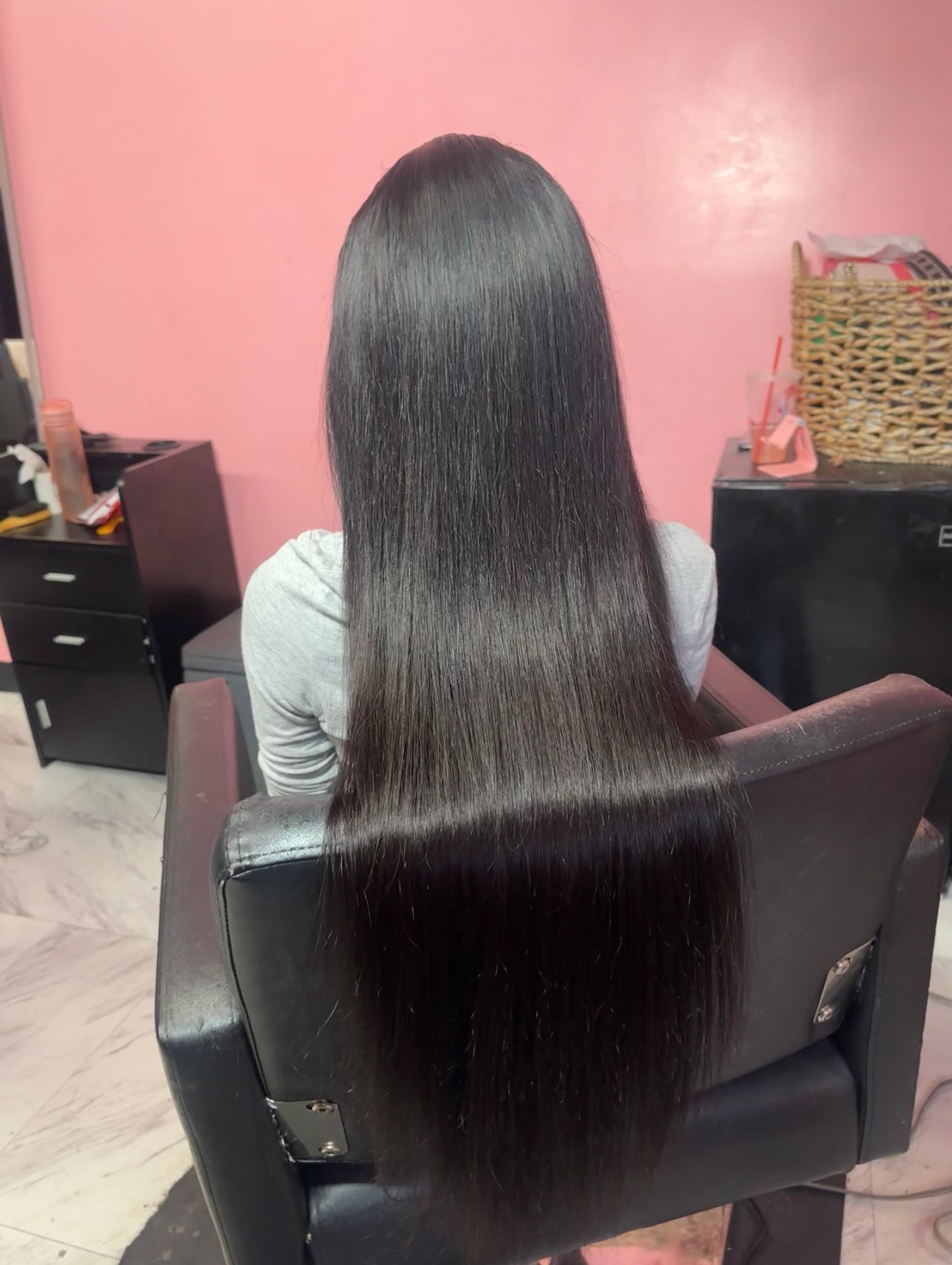 Natural Straight Frontal Wig
