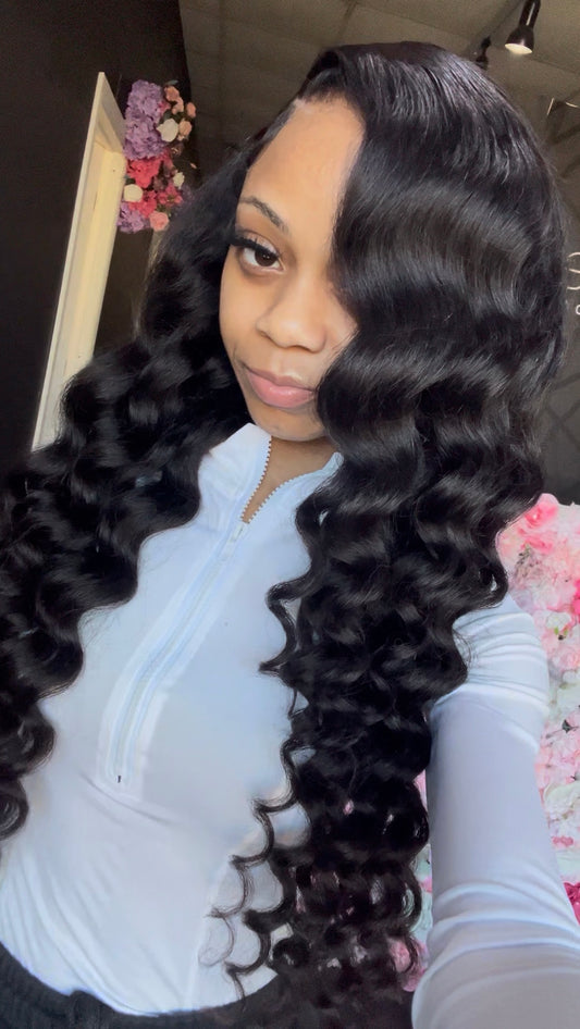 Deep Wave Frontal Wig