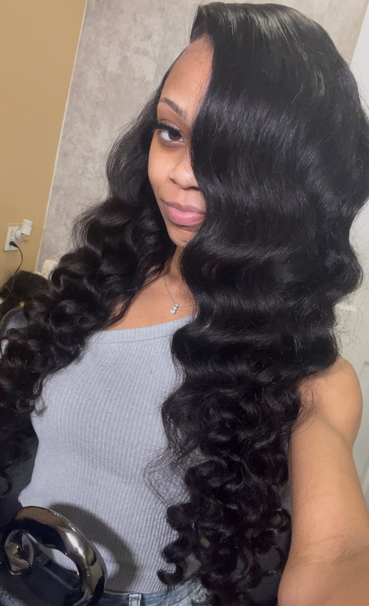 Deep Wave Frontal Wig