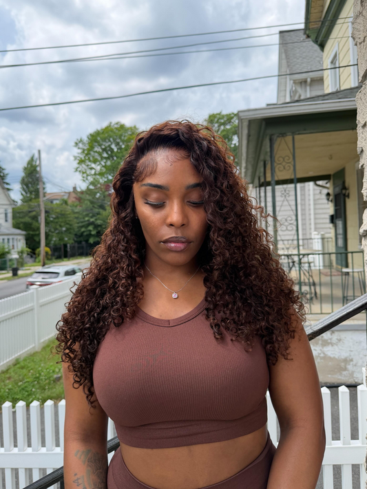 Same Day Shipping - Exotic Curly Frontal Wig